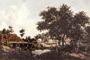 HOBBEMA, Meyndert The Water Mill sgr4 USA oil painting reproduction